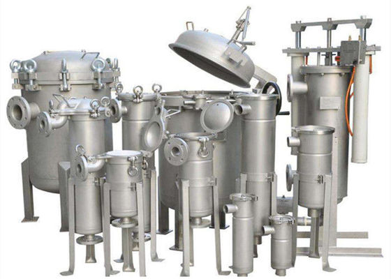 8-1480m3 Flow Rate Single Bag Plate Type Liquid Filter made of Stainless Steel 304/316
