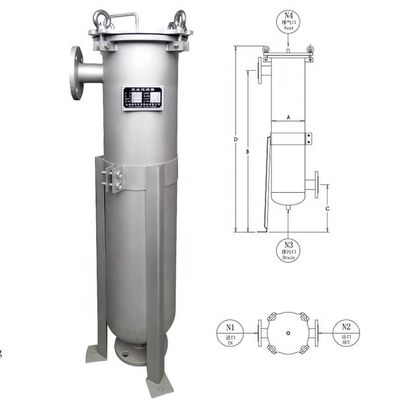 Industry-Grade Stainless Steel Bag Filters for Water and Oil Filtration Standard Size