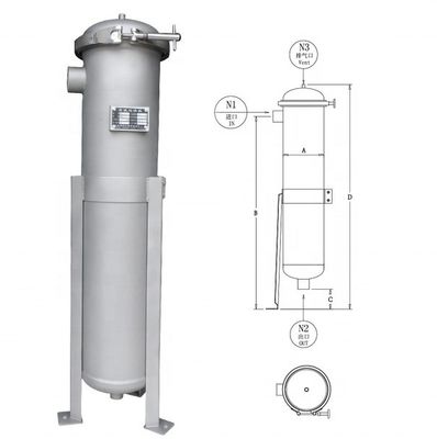 Industry-Grade Stainless Steel Bag Filters for Water and Oil Filtration Standard Size
