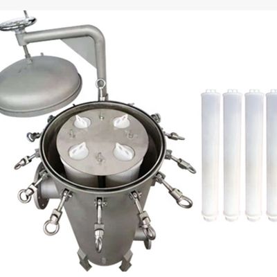 Filter Elements Industrial Cartridge Filter Housing with High Flow Capacity Technology