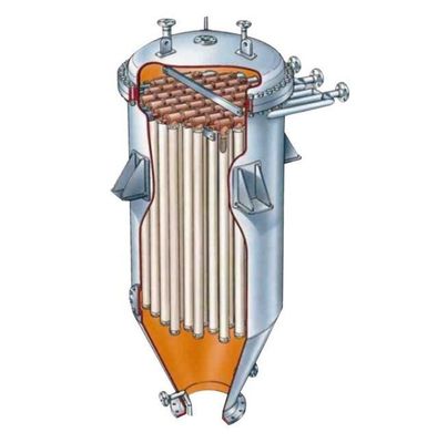 SS304/SS316L/Carbon Steel Automatic Backwash Candle Filter for Continuous Filtration