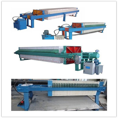 5.5kw Semi-automatic Hydraulic Plate and Frame Sludge Oil Filter Press Machine for Durable