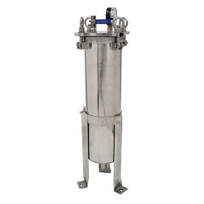 Micron Rating 1-100micron Stainless Steel Bag Filter Housing for Sanitary Cartridge Filter