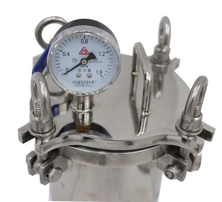 Micron Rating 1-100micron Stainless Steel Bag Filter Housing for Sanitary Cartridge Filter