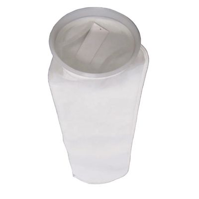 2 Size Energy Mining Polyester Felt Liquid Filter Bags 0.5 Micron Polypropylene Ring