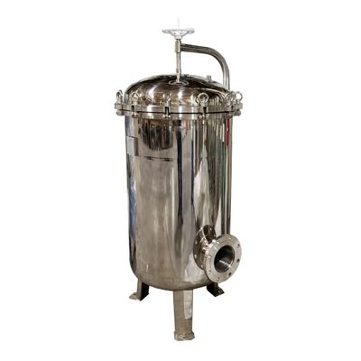 6" 150 Flange Side In/Out 100 PSI Multi-bag 304 SS Filter Housing for Optimal Filtration