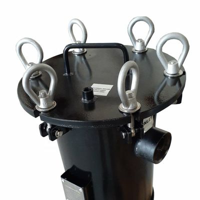 Carbon Steel Bag Filter Housing 2" NPT Dual Outlet Side or Bottom 150psi for Weight KG 62