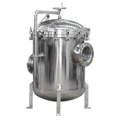 304/316L Stainless Steel Bag Filter Housing 62KG Weight for Industrial Applications