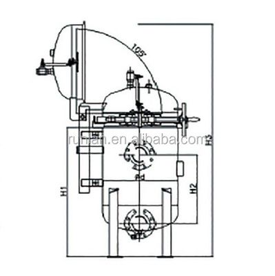 Industrial Filter Cylinder Shape Stainless Steel 304/316/316L Bag/Cartridge Filter Housing