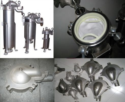 Silicone Side Inlet Stainless Steel Industrial Filter for Water Treatment Equipment